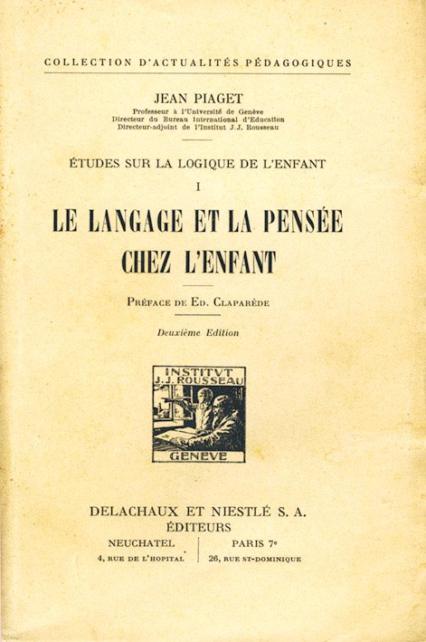 Langage et pensée, 1923