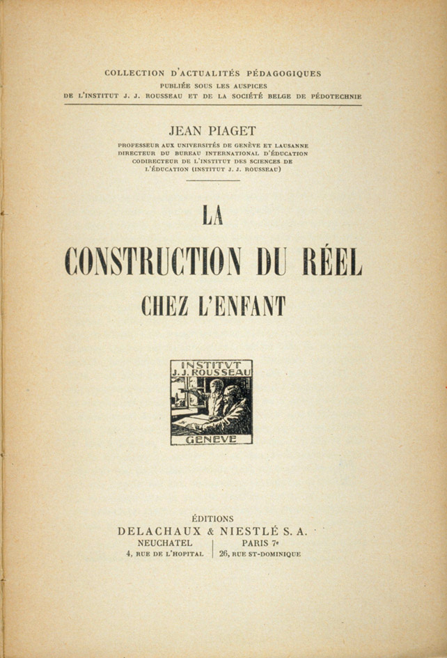 La construction du réel, 1937
