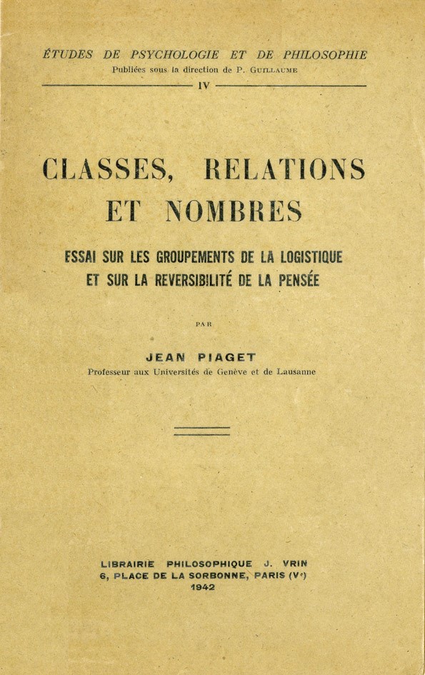 Classes, relations et nombres, 1942